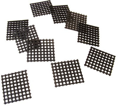 Abdecknetze für Bonsai- Und Pflanzenschalen 12 Stück 3,5 x 4,0 cm