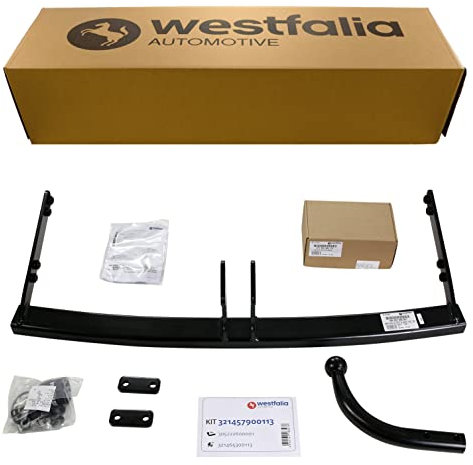 Westfalia starre Anhängerkupplung für VW Golf 4 Limousine und VW Bora Limousine (BJ 08/1997-06/2005) - im Set mit 13-poligem fahrzeugspezifischem Westfalia Elektrosatz