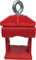 fortis Schilderklemme rot Kunststoff Typ 31313 (Warn- und verzinkter galvanisch Baustelleneinrichtungen Stahl Hinweisschilder Schilderhalter Schilderklemmhalter Schilderklemmschellen)