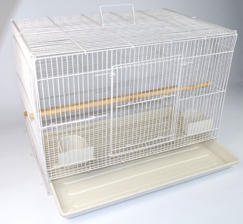 Little Friends Budgie Breeder Cages – Pack of 4 Sealey Wire Cages | Stackable Bird Breeding Cages for Budgies, Finches & Canaries