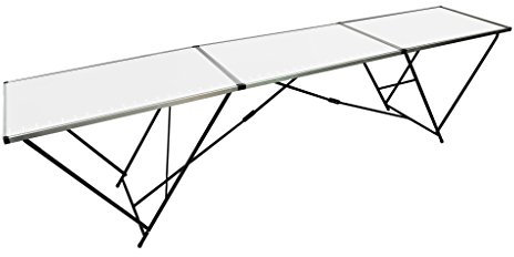 - Tapeziertisch 60 x 300 cm Fuß und Gestell aus Aluminium