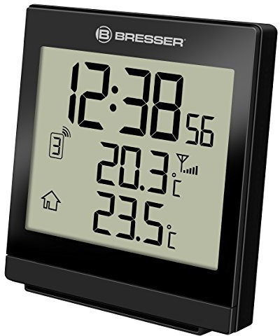 Bresser Wireless Temperature Station Weather Station Temeo SQ with outdoor sensor, black