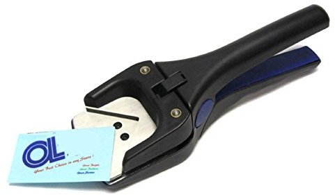 Oregon Lamination C-006-2.5MM Deluxe Corner Rounder Punch, 2.5mm (3/32) Radius Heavy Duty Handheld Cutter for PVC Cards, Laminated Sheets, and Cardstock