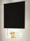 Hochwertiges Verdunkelungsrollo Mittelzugrollo Springrollo Rollo Verdunkelung 110 x 130 cm / 110x130 cm schwarz // Verdunkelungsrollo/Verdunkelungs-Rollo/Fensterrollo