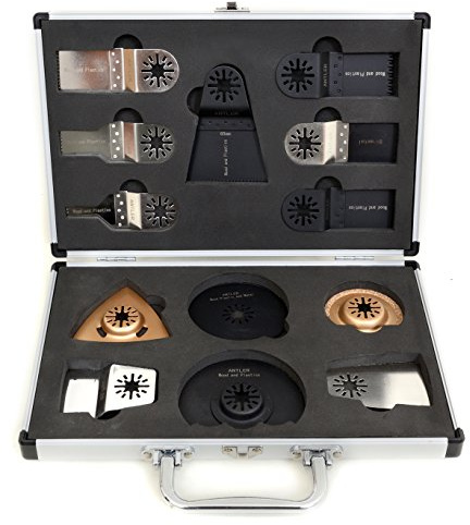 Antler 13 Klingen Koffer Set für Fein Multimaster Multi Talent Einhell Milwaukee Bosch Multitool