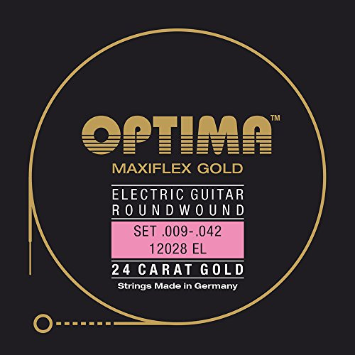 Optima E-Gitarre-Saiten Gold Strings. Maxiflex Satz 12028 EL
