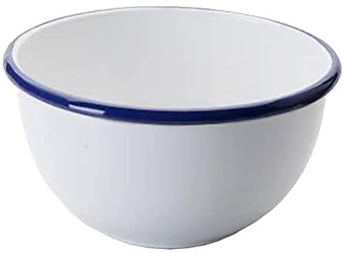 IBILI 904220 Bol, Porcelaine, Blanc/Bleu, 20 x 20 x 11 cm