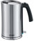 Cloer 4909 Cool-Wall-Wasserkocher, 2000 W mit innen liegender Fillmengenmarkierung, wärmeisoliert für bis zu 1,2 L, mattierter Edelstahlbehälter, Silber