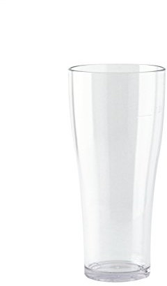 WACA 1737 Gobelet à bière en plastique Transparent Diamètre 75 mm 300 ml
