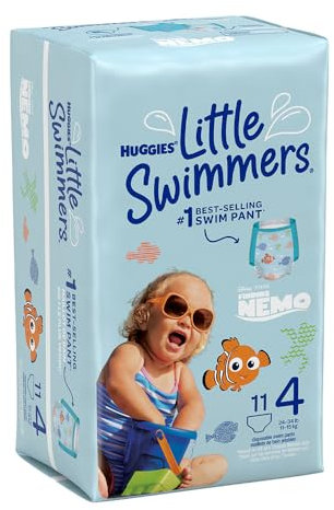 Huggies Little Swimmers, – pannolini usa e getta (multi), taglia M, 11PC (S)