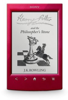 Sony PRST2HRC - Lector de e-Book, WiFi, Color Rojo