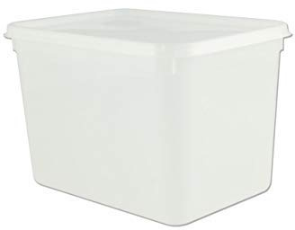4L Reusable Ice Cream Container with Lid | Pack of 60 Freezer Storage Tub | 4L reusable ice cream containers with lids for freezer food storage