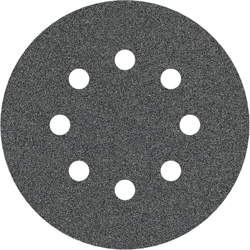 Bosch 5x PRO Plastic and Hard Stone F355 Schleifscheibe (für Beton, Harter Stein, Ø mm, Körnung 80, Professional Zubehör Exzenterschleifer)