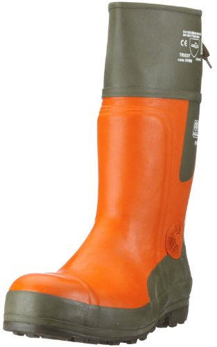 Watex 8-2100 Forest Jack EN345 SB E - Botas para Trabajos forestales (Grado de protección contra Cortes: 2), Color Oliva, Talla 47