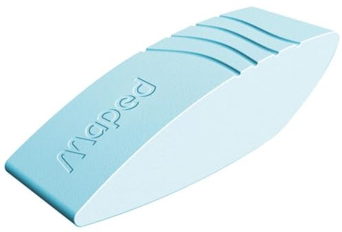 Maped - Lot de 2 Gommes Greenlogic - Apporte précision et Confort - Gomme Blanche - sans Phtalates - sans PVC - Emballage Eco-Conçu - Fabriqué en France
