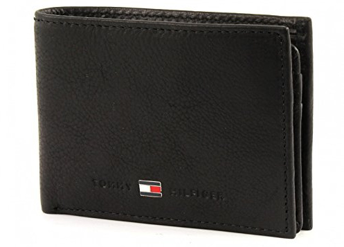 Tommy Hilfiger Geldbörse Johnson Mini Flap Wallet Black schwarz