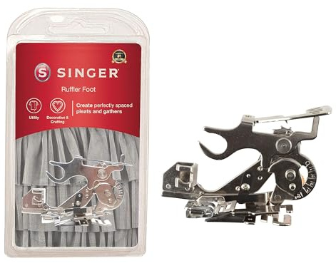 SINGER Presser Foot, Metal Plastic, White