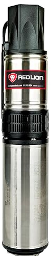 Red Lion RL12G05-2W2V 4-inch Submersible Deep Well Pump, 1/2 HP, 12 GPM, 2-Wire, 230 Volt, Steel, 14942402
