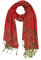 PASKMLNA Wendbarer Paisleymuster, Pashmina-Schal, elegante Farben, 1rot, Large