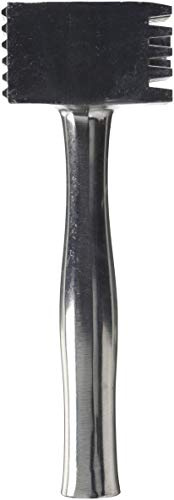 Winco 2-Sided Meat Tenderizer, 4.25 by 2.75-Inch, Aluminum, Medium