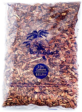 Bonsai Jack 1/4 Inch Douglas Fir Bark Fines, 2 Gallons