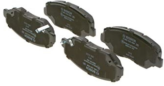 Bosch BP947 - Brake Pads Car Front Axle - Bosch Quality - Reduced Noise and Dust - ECE-R90 Certified - Copper-Free - 1 Set of 4 Pads