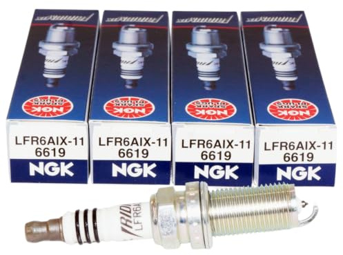 NGK 6619 Iridium Spark Plugs LFR6AIX-11 (4 Pack)