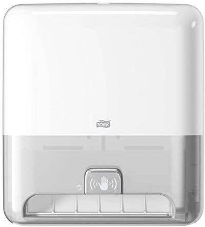 Tork Matic Automatischer Spender für Rollenhandtücher Weiß H1, Einzeltuchentnahme, Elevation Design, 551100