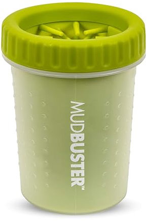 Dexas MudBuster PW710383 Pfotenreiniger für Hunde, tragbar, Größe M, grün
