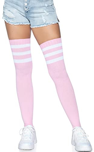 Leg Avenue Athlete Over The Knee Socks, O/S (Light Pink)