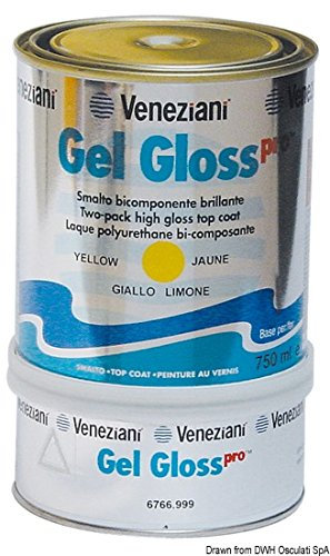 Veneziani - Gel Gloss Pro - Laque polyuréthane bi-composants, gris