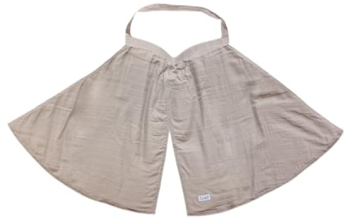 TINÉO - Voile D'allaitement, Cache Allaitement, Couverture D'allaitement, Léger, Respirant, 100% Coton (Gris)