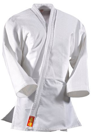 DanRho Judoanzug Yamanashi mit Schulterstreifen, weiß, Größe:180 cm;Farbe:Weiß