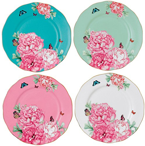 Royal Albert Miranda Kerr 40001825 20cm Side Plates Mixed Set of 4