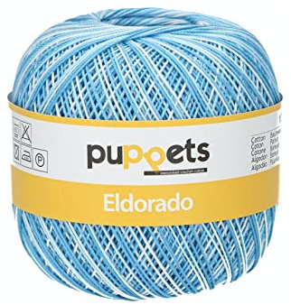 Puppets Eldorado Stärke 10 4578010-00056 multicolor Häkelgarn, 100% Baumwolle