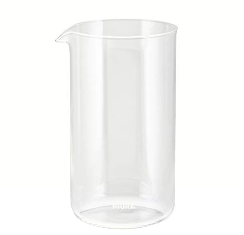 BonJour 8-Cup French Press 53315 Replacement Glass Carafe, Universal Design