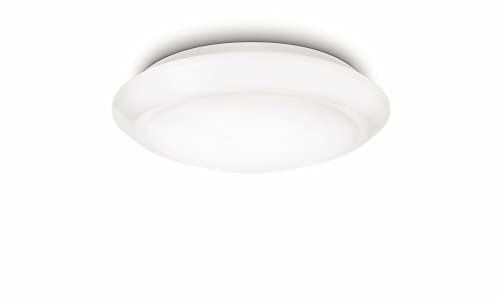 Philips Cinnabar Lampada da Parete o Soffitto, Lampadina LED Inclusa, 1 x 6 W, Diametro 27 cm, Bianco