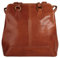 piké Rucksack-Shopper Echt Leder Damen | Made in Italy, 2in1 Ledertasche, Schultertasche zum Rucksack wandelbar, Shopper mit Reißverschlussfächern | 017290