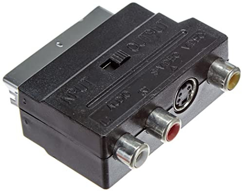 Scart Adapter 3x Cinch und S-VHS