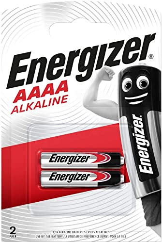 Energizer Alkaline AAAA Batterie (2 Stück) - E96 Batterien 1,5V - Quecksilberfreie - Surface Pen, Tablet Stift und mehr - 3 Jahre lagerfähig