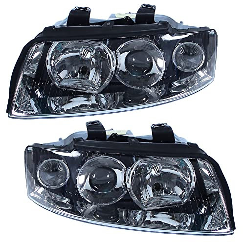 BESTPRICE 2x fari principali anteriori sinistro + destro H7, compatibili con AUDI A4 B6 (8E2), A4 B6 Avant (8E5)