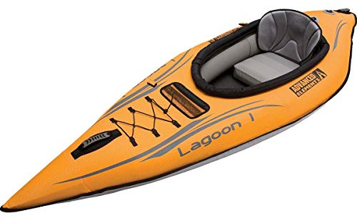 ADVANCED ELEMENTS Lagoon 1-Person Inflatable Kayak with Carry Bag and Repair Kit