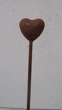 Zen Man Rosenkugel,028001Herz aus Eisen und Glas