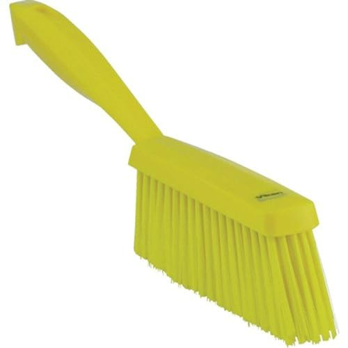Vikan 45896 Medium Hand Brush, Yellow, 330mm Length, 35mm Width, 110mm Height