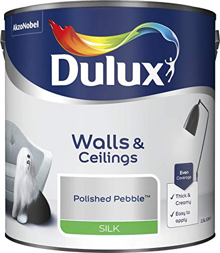 Dulux Paints 2.5 Litre Ready Mixed Silk Polished Pebble