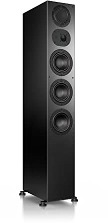 Nubert nuLine 284 | Schwarzer Standlautsprecher | 1 Stück Standbox | Lautsprecher für Musikgenuss | Heimkino & HiFi Qualität auf hohem Niveau | Passive Standbox mit 3 Wege Technik