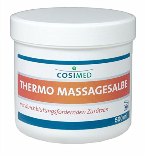 cosiMed Thermo Massagesalbe, Massage Salbe, Creme, Wärmesalbe, 500 ml