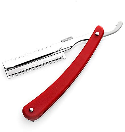 RASOIO SFILZINO PROFESSIONALE PER CAPELLI A MANO LIBERA ACCIAIO PER BARBIERE CAPELLI BARBA (400.973)