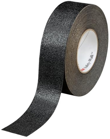 3M Safety-Walk Alfombrilla Alta Agresividad Conformable 500 Series, Negro, 102 mm x 18.3 m