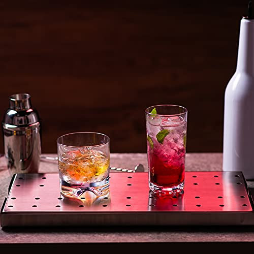 Stainless Steel Bar Drip Tray 20cm x 40cm | bar@drinkstuff Beer Drip Tray